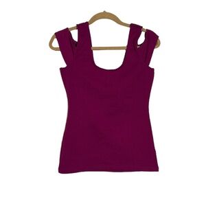 NWT Guess Tank Top Bodycon Purple Size Medium